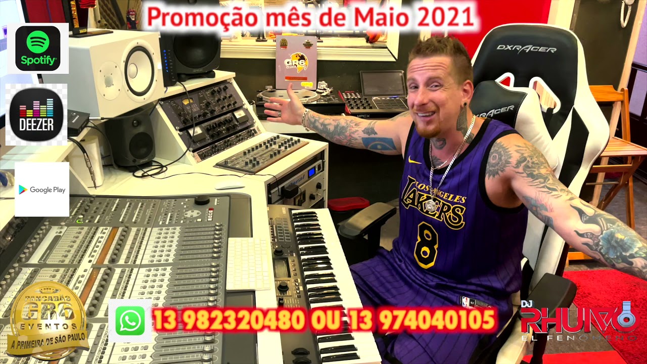 Produza Seu Funk com DJ Rhuivo Gr6 promoção mês de Maio 2021 WhatsApp 13982320480 ou 13 974040105