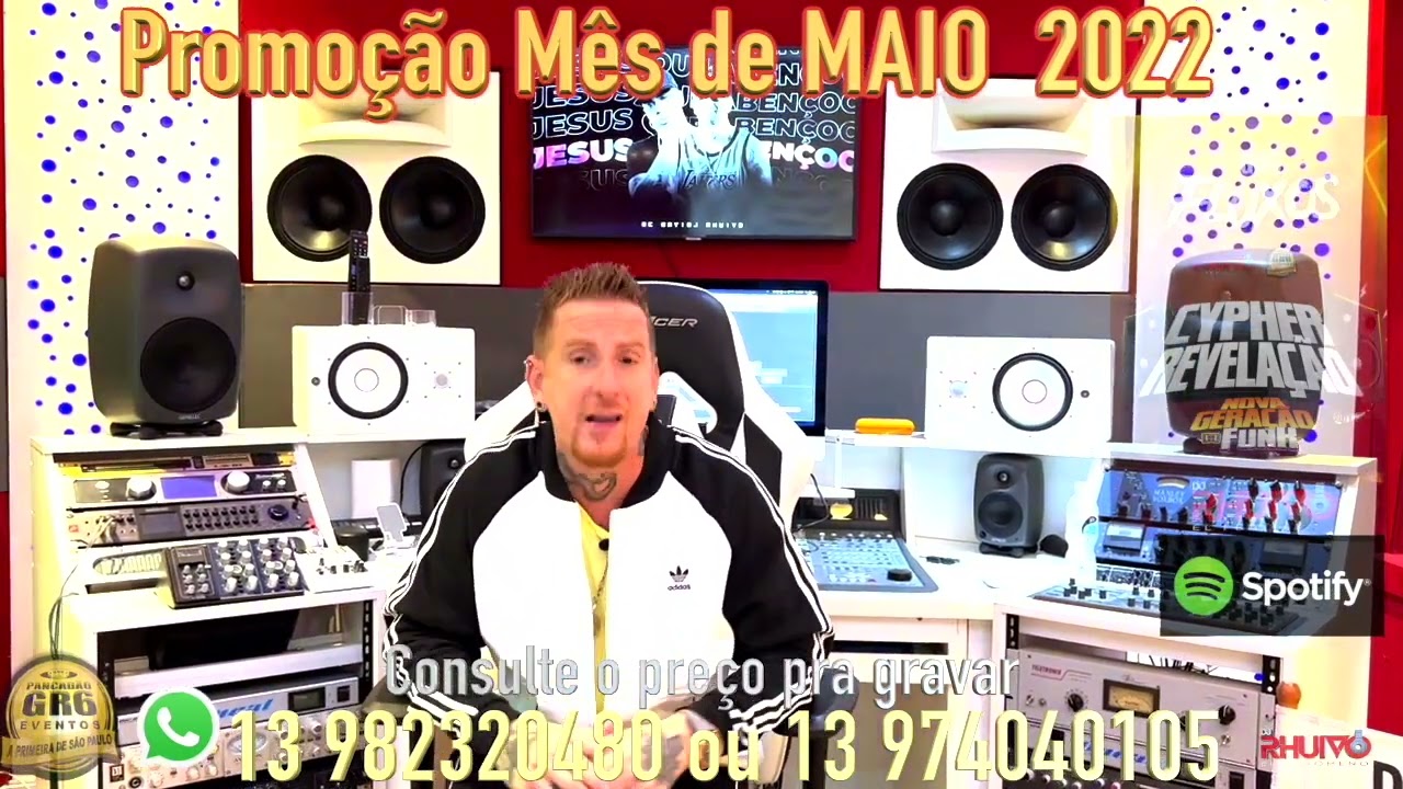 Ei você mc produza seu funk com DJ Rhuivo promoção mês de MAIO 2022 whatsapp 13 982320480